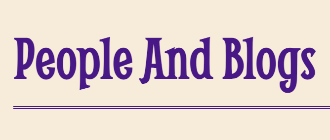 People and Blogs